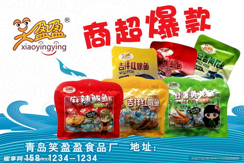 笑盈盈食品海报设计图
