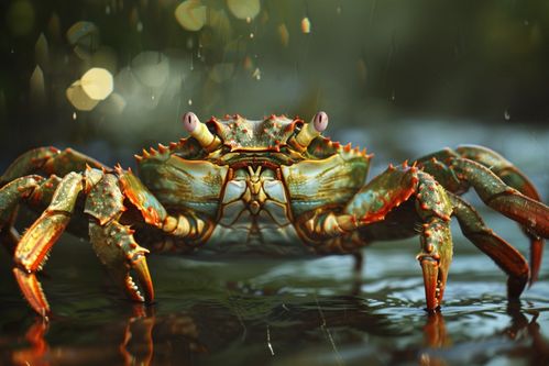 浅海螃蟹海鲜水产市场 摄影图